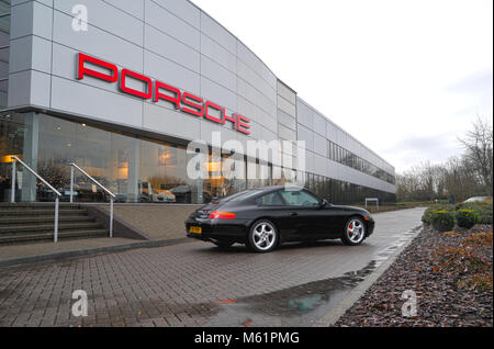 1997 Porsche 996 Form 911 Deutscher Motor Sport Auto hinten Stockfoto