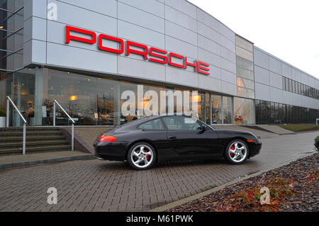 1997 Porsche 996 Form 911 Deutscher Motor Sport Auto hinten Stockfoto