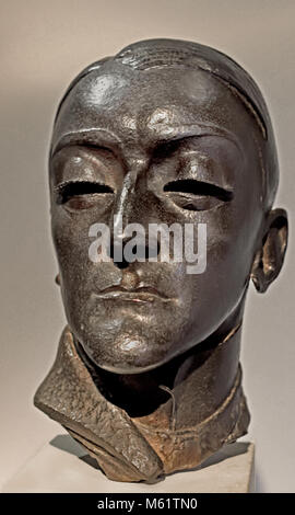 Retrato de Engel - Portrait von Angel (Fernandez) de Soto 1920 Pablo Emilio Gargallo (1881 - 1934) war ein spanischer Bildhauer und Maler Aragonese Avantgarde. (in Maella, Aragon geboren, lebte und arbeitete in Barcelona, Katalonien) Spanien Stockfoto