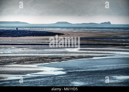 Worm's Head, Halbinsel Gower, Wales Stockfoto