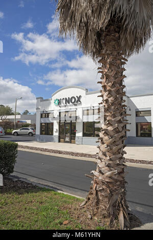 Knox Cannabis Dispensary in Gainesville, Florida. Für die rechtliche Dispens von verschreibungspflichtigen Marihuana für medizinische Zwecke. Eröffnet 2017. Stockfoto