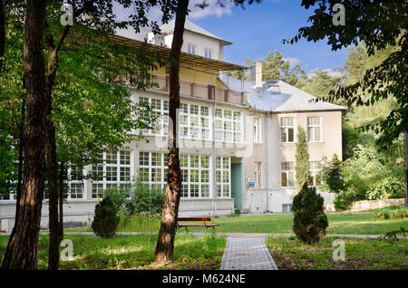 Ehemalige Sanatorium der Jüdischen Vereinigung gegen Tuberkulose" Brijus" (1914), heute Teil der Kujawsko-pomorskie Zentrum für die Behandlung von Lungenkrankheiten Stockfoto