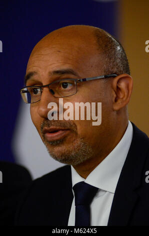 Harlem Desir Gespräche in Lyon, Frankreich Stockfoto