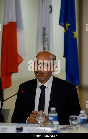 Harlem Desir Gespräche in Lyon, Frankreich Stockfoto