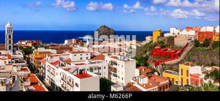 Schönen Dorf Garachico, Teneriffa islnd, Spanien. Stockfoto