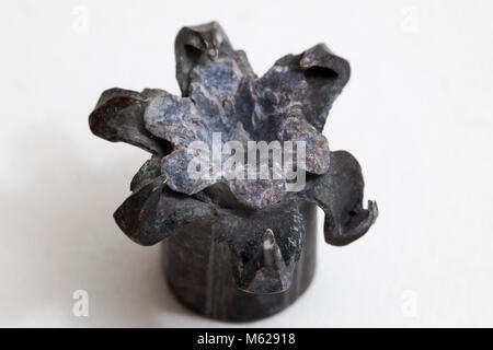 Wieder feuerte Bullet, Expansion, aka Erweiterung Aufzählungszeichen (dumdum Geschosse) Stockfoto