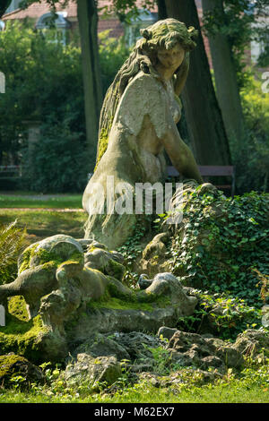 Der Hof Garten (Hofgarten) des Neues Schloss oder Neues Schloss, Bayreuth, Deutschland Stockfoto