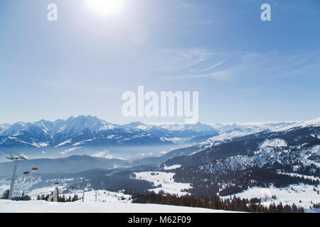 Tal der Foppa in Flims Schweiz Stockfoto