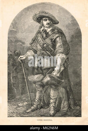 Oliver Cromwell, (1599-1658) Stockfoto