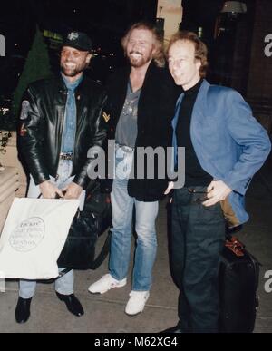 1980 Foto Maurice, Barry, Robin Gibb BeeGees Foto von John Barrett - PHOTOlink Stockfoto