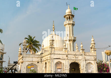 Die haji Ali Dargah, einer Insel Mausoleum und Wallfahrtsort in Mumbai, Indien Stockfoto