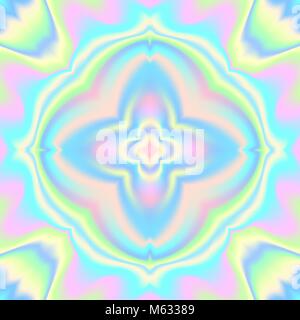 Regenbogen Farben abstrakt vector Hintergrund. Holographischen Effekt nahtlose Muster. Neon Hintergrund Textur mit dreieckig. Hipster wiederholen Hintergrundbild. 80 Stock Vektor