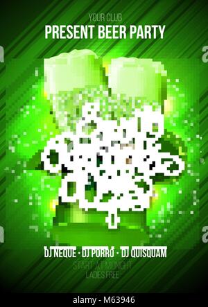 St. Patrick's Day Poster. Vector Illustration EPS 10. Stock Vektor