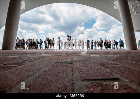 Aussichtsplattform Plaza der Elbphilharmonie Stockfoto