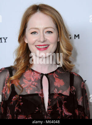 LOS ANGELES, Ca - 27. Februar: Schauspielerin Miranda Otto besucht die Los Angeles Premiere von Australiansinfilm "Dance Academy" an der Charlie Chaplin Theater in der Raleigh Studios am 27. Februar in Los Angeles, Kalifornien 2018. Foto von Barry King/Alamy leben Nachrichten Stockfoto