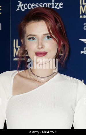 Bella Thorne nimmt an der "Il Sole a Mezzanotte - Midnight Sun' Fotoshooting im Hotel Bernini am 27. Februar in Rom, Italien 2018. | Verwendung weltweit Stockfoto