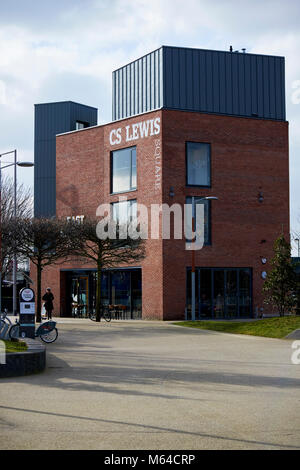 East Side Besucherzentrum und cs lewis Square in connswater in Ost Belfast Nordirland Stockfoto