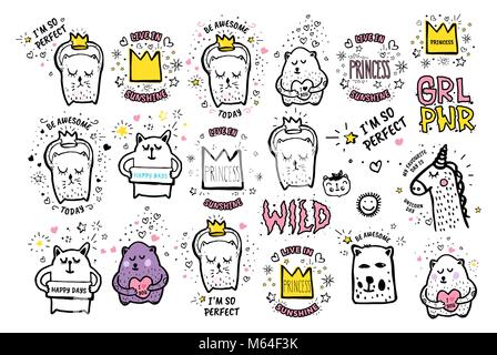 Vektor cartoon Skizze Abbildung Stock Vektor