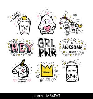 Vektor cartoon Skizze Abbildung Stock Vektor