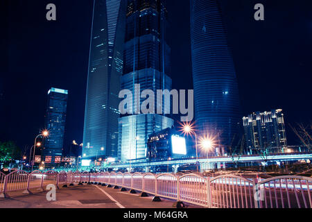 Shanghai International Financial Centre, Jinmao Tower, Shanghai Centre Stockfoto