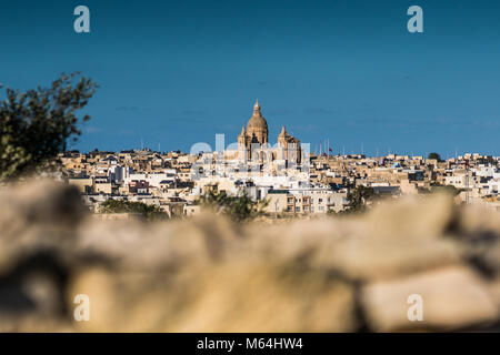 Siggiewi Kirche des Hl. Nikolaus, Siggiewi, Malta, Europa. Stockfoto