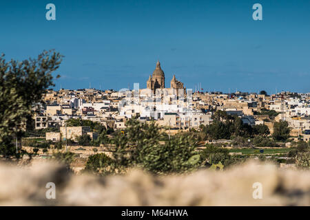 Siggiewi Kirche des Hl. Nikolaus, Siggiewi, Malta, Europa. Stockfoto