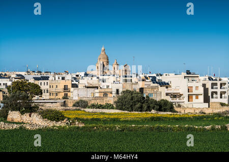 Siggiewi Kirche des Hl. Nikolaus, Siggiewi, Malta, Europa. Stockfoto