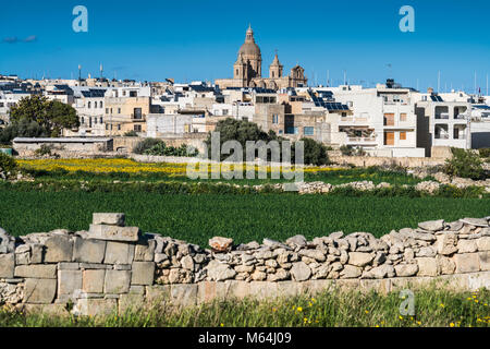 Siggiewi Kirche des Hl. Nikolaus, Siggiewi, Malta, Europa. Stockfoto