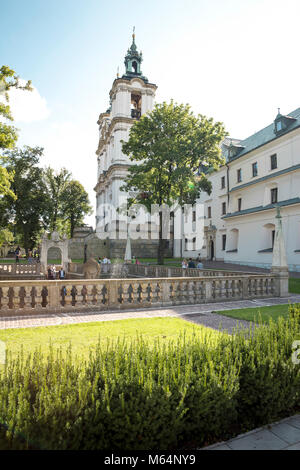 Die barocke Kirche der Hll. Michelangelo und Stanislaus - Skalka Kirche in Krakau, Polen Stockfoto