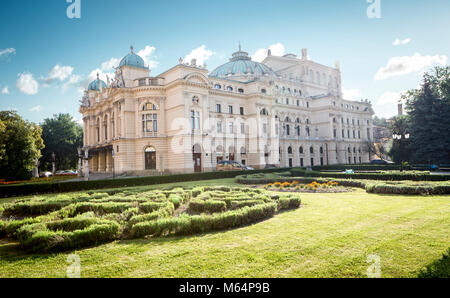 Slowacki Theater in Krakau Altstadt Stockfoto