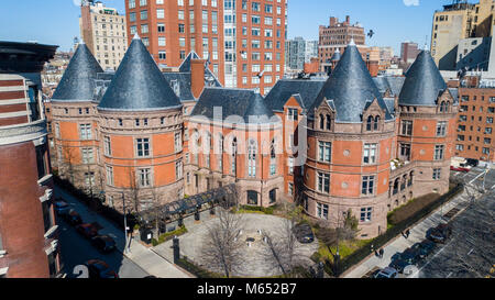 455 Central Park West, ehemals New York Krebs Krankenhaus, Upper West Side, Manhattan, New York City, USA Stockfoto