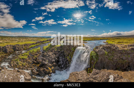 Thingvellir National Park, ein UNESCO-Weltkulturerbe, Island. Stockfoto