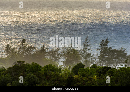 Coconut Coast auf Kauai, Hawaii Stockfoto