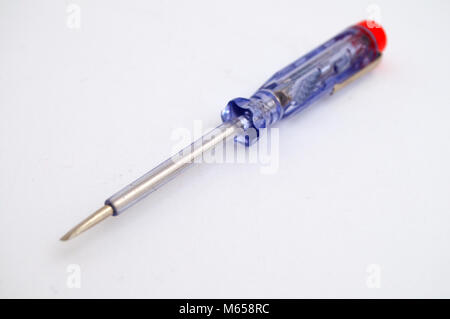 Schraubendreher für die Prüfung Strom Stockfoto