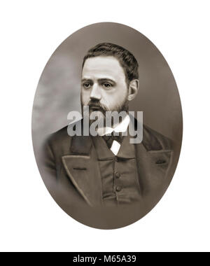 Emile Zola, 1840 - 1902, französischer Romancier, Dramatiker, Journalist Stockfoto