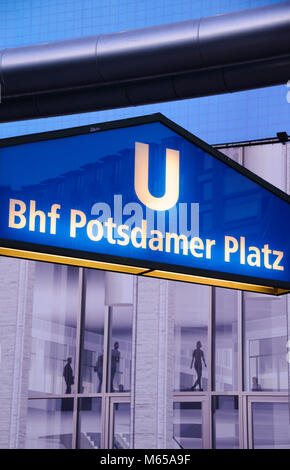 Potsdamer Platz, Berlin, Deutschland, Europa Stockfoto