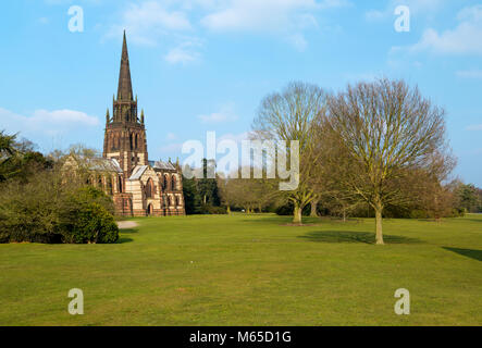 Kirche St. Maria, der Jungfrau, an Clumber Park in Nottinghamshire Stockfoto