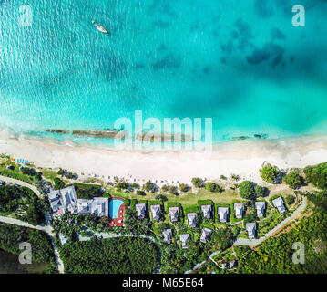 Hermitage Bay, Antigua Stockfoto