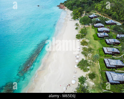 Hermitage Bay, Antigua Stockfoto
