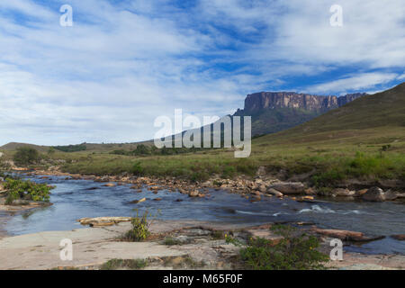 - Kukenan tepui in Venezuela, Canaima National Park. Stockfoto