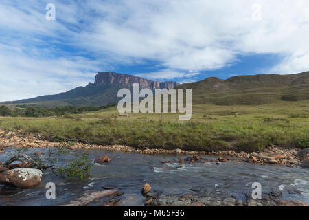 - Kukenan tepui in Venezuela, Canaima National Park. Stockfoto