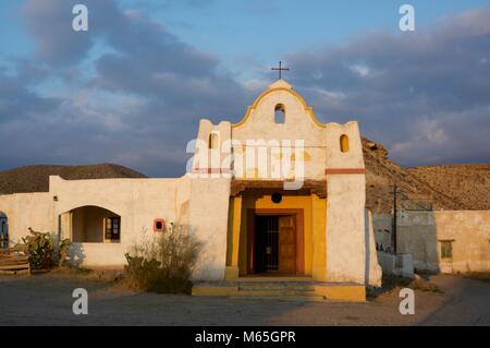 Einstellung der Fort Bravo Texas Hollywood Film Lage, Tabernas Spaniens. Stockfoto