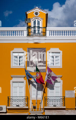 Loulé, PORTUGAL - 4. Februar 2018 das Haus Casa Memoria Duarte Pacheco in der Altstadt von Loulé, Portugal. Stockfoto