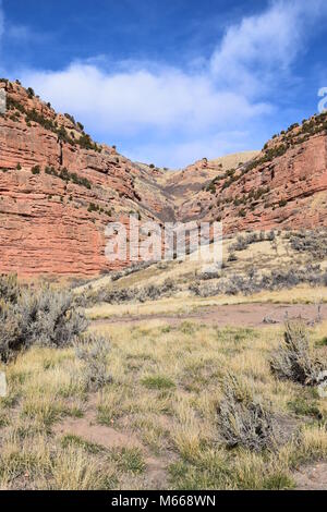 Utah I-84 Rastplatz views Stockfoto