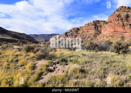 Utah I-84 Rastplatz views Stockfoto