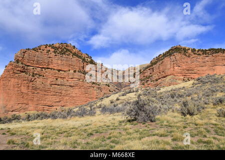 Utah i-84 Rastplatz views Stockfoto