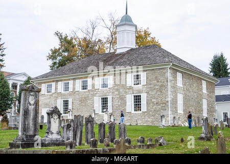 West Virginia Greenbrier County, Lewisburg, Church Street, The Old Stone Presbyterianische Kirche, Religion, Glaube, Glaube, Anbetung, Haus Gottes, Christ, erbaut 1 Stockfoto