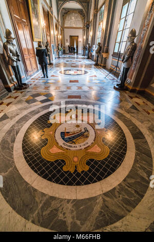 Die Waffenkammer, Großmeisterpalast, Valletta, Malta, Europa Stockfoto