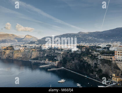 Luftbild, Sorrento, Kampanien, Italien Stockfoto