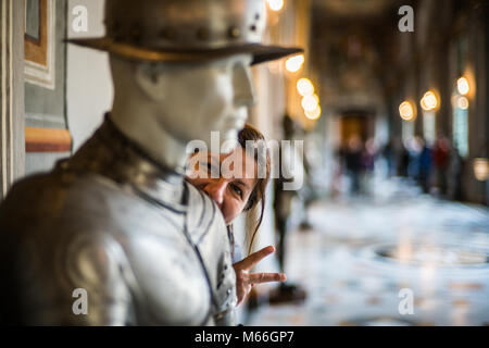 Die Waffenkammer, Großmeisterpalast, Valletta, Malta, Europa Stockfoto